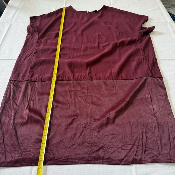 Universal Standards Avenir Double Luxe dress Burgundy Fall Casual Size L / 22-24 - Picture 8 of 10